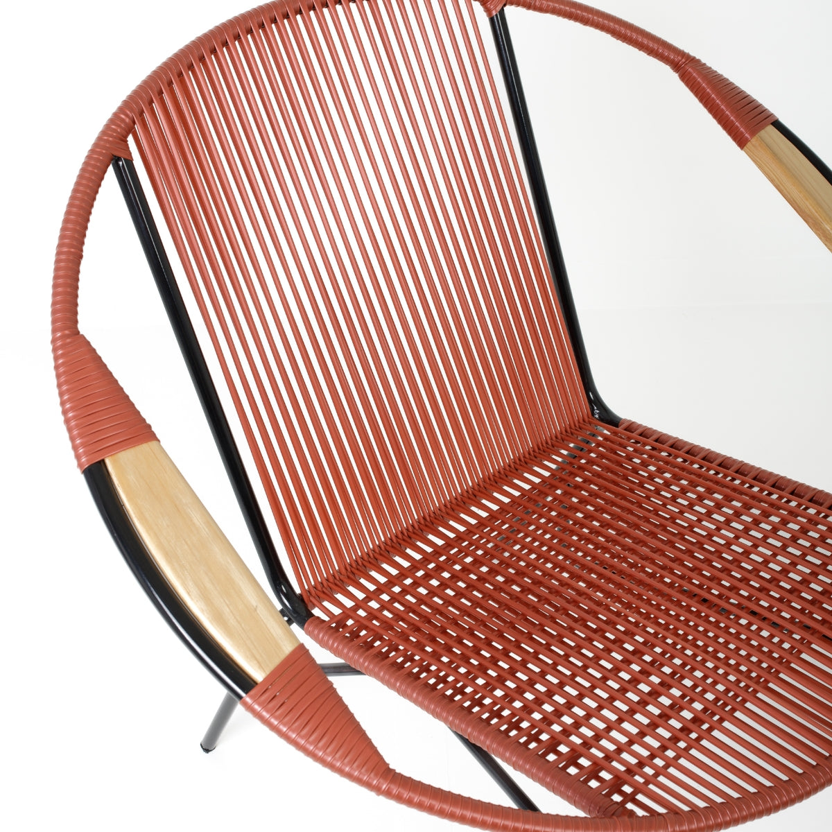 Silla Artesanal Tejida En Mimbre Plastico o Sintetico