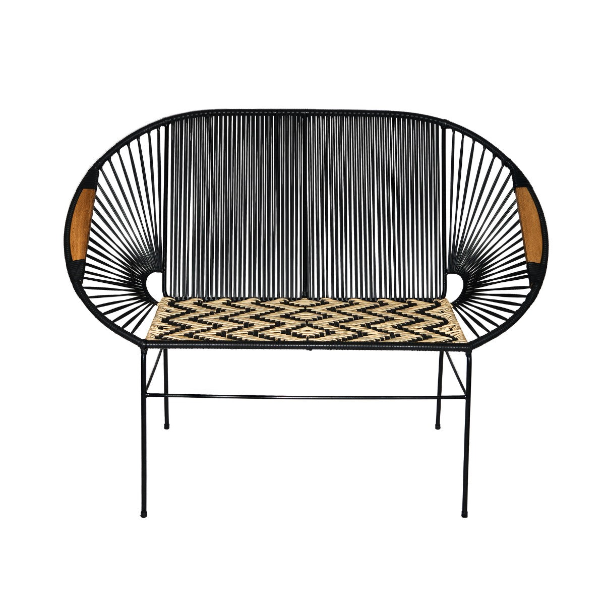 Sofa Artesanal Tejido En Mimbre Plastico o Sintetico