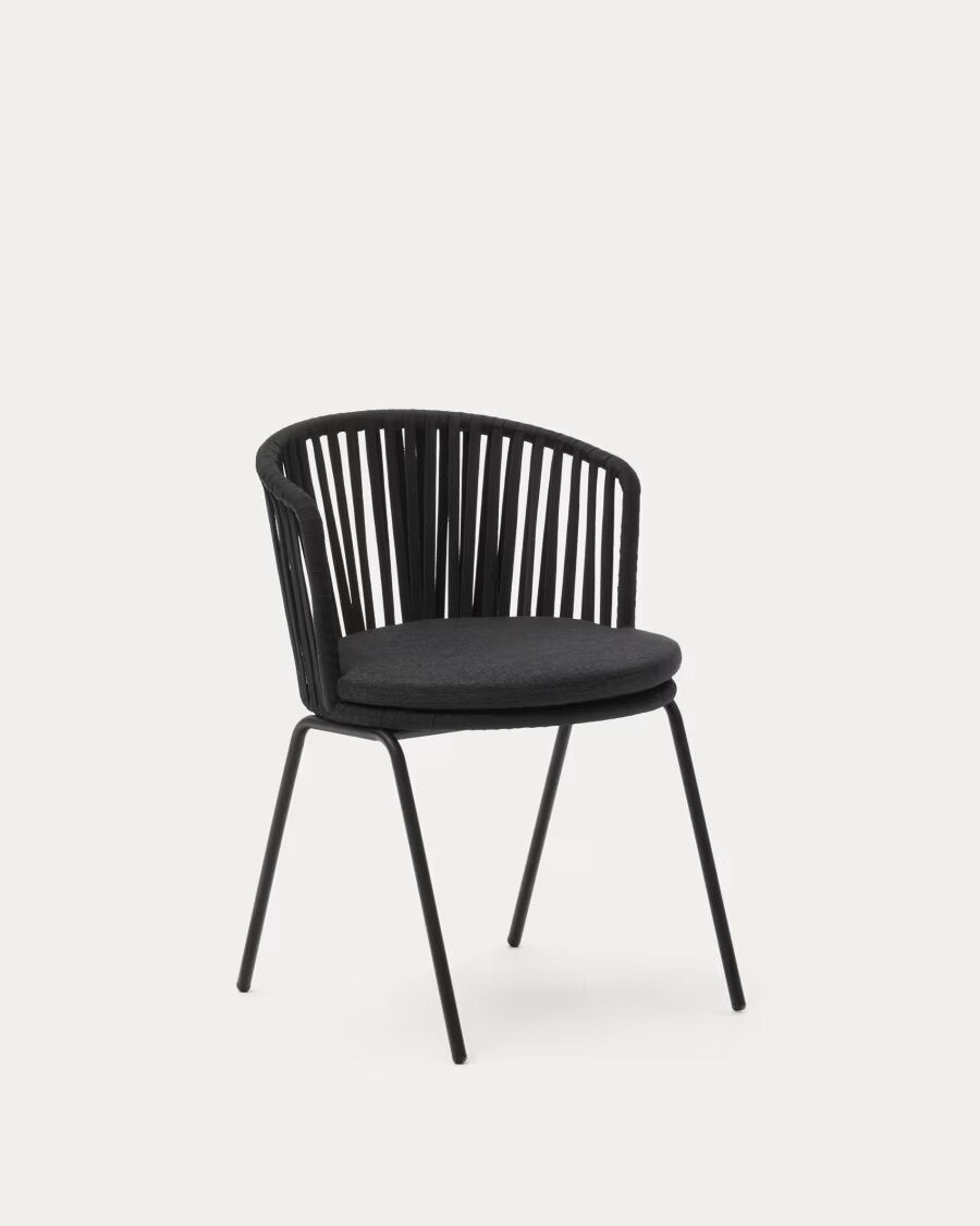 Silla de Comedor Tejida de Comedor en Mimbre Diseño Artesanal y Moderno
