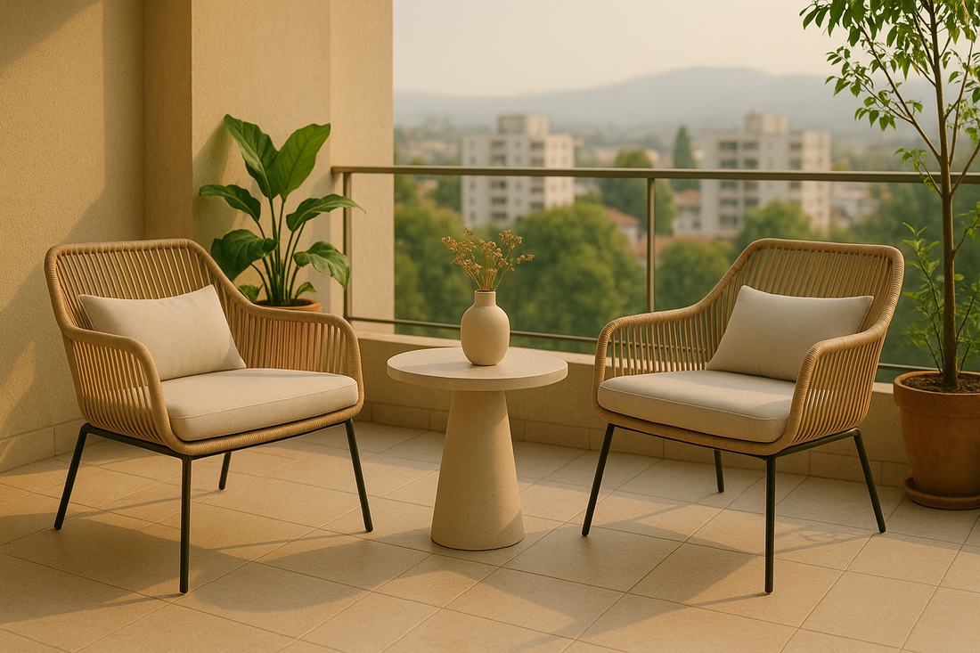 🪑 5 Ideas de Sillas Tejidas Modernas para Balcones Pequeños