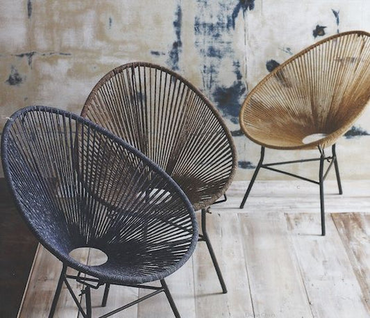 Transforma tu Espacio Exterior con Estilo: Descubre las Elegantes y Cómodas Sillas Acapulco Tejidas en Mimbre