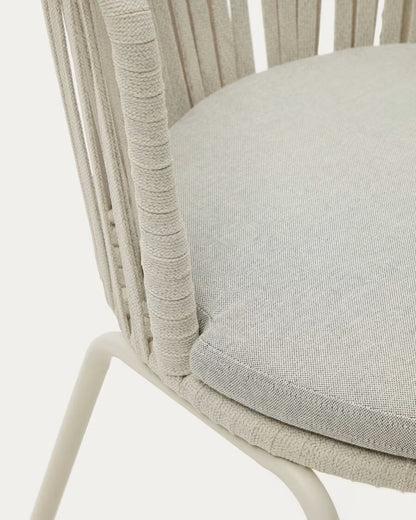 Silla de Comedor Tejida de Comedor en Mimbre Diseño Artesanal y Moderno