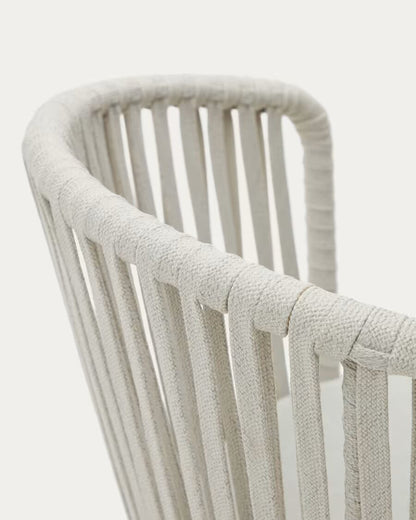 Silla de Comedor Tejida de Comedor en Mimbre Diseño Artesanal y Moderno