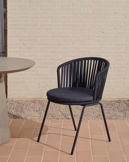 Silla de Comedor Tejida de Comedor en Mimbre Diseño Artesanal y Moderno