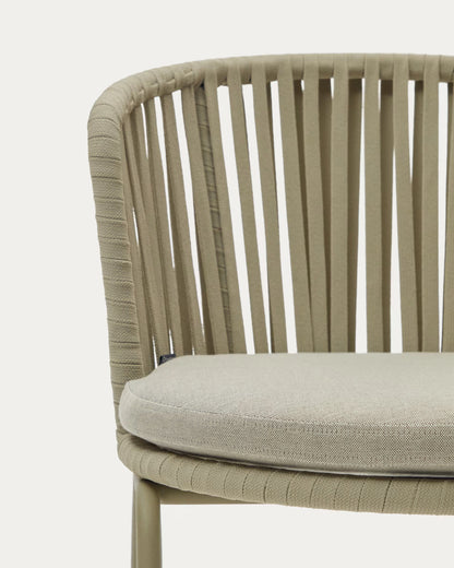 Silla de Comedor Tejida de Comedor en Mimbre Diseño Artesanal y Moderno