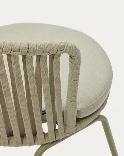 Silla de Comedor Tejida de Comedor en Mimbre Diseño Artesanal y Moderno