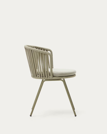 Silla de Comedor Tejida de Comedor en Mimbre Diseño Artesanal y Moderno