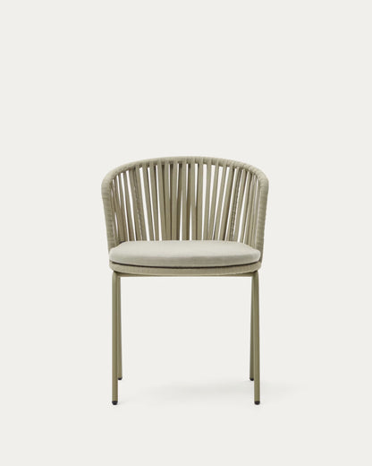 Silla de Comedor Tejida de Comedor en Mimbre Diseño Artesanal y Moderno