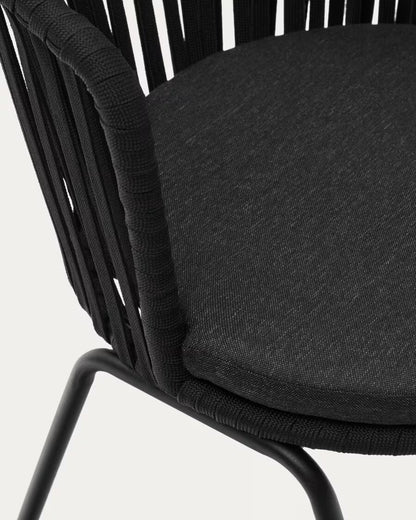 Silla de Comedor Tejida de Comedor en Mimbre Diseño Artesanal y Moderno