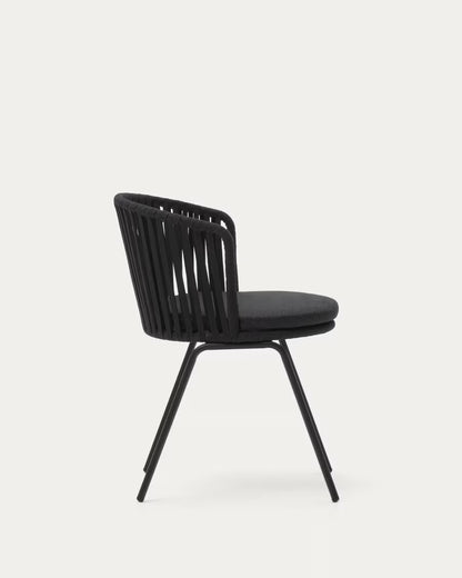 Silla de Comedor Tejida de Comedor en Mimbre Diseño Artesanal y Moderno