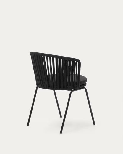 Silla de Comedor Tejida de Comedor en Mimbre Diseño Artesanal y Moderno