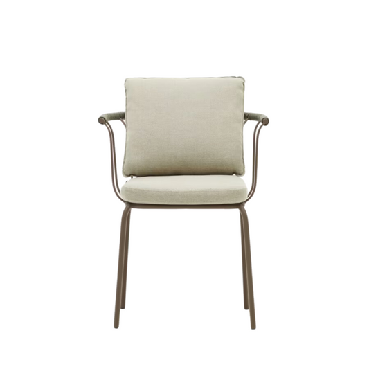 Silla de Comedor Tejida Artesanal en Mimbre Moderna Elegancia para Interior y Exterior