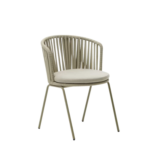 Silla de Comedor Tejida de Comedor en Mimbre Diseño Artesanal y Moderno