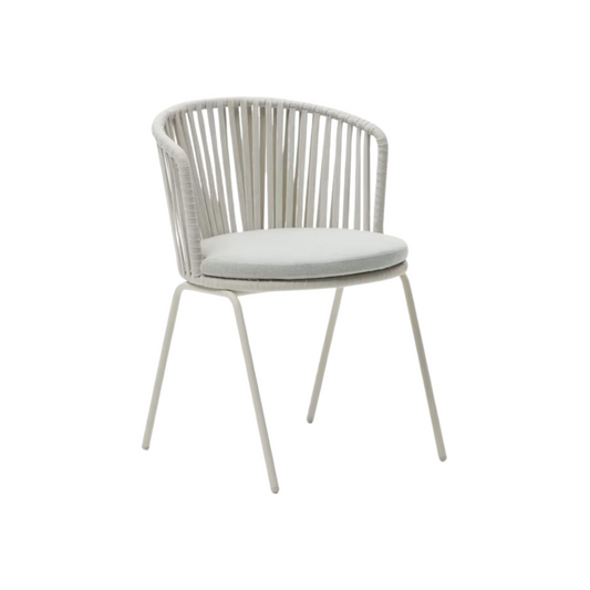 Silla de Comedor Tejida de Comedor en Mimbre Diseño Artesanal y Moderno